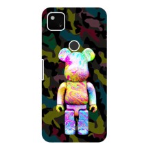 Чехлы для Google Pixel 4a - Bearbrick Louis Vuitton (PREMIUMPrint) (Яркий Bearbrick)