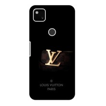 Чехлы Луи Витон для Google Pixel 4a (AlphaPrint - LOUIS VUITTON) (ремешок LV)