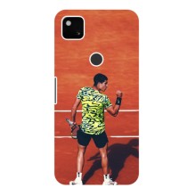 Чехлы с принтом Спортивная тематика для Google Pixel 4a – Алькарас Теннисист