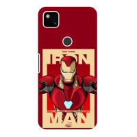 Чехол Супергерой Железный человек на Google Pixel 4a – Iron man