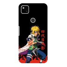 Купить Чехлы на телефон с принтом Anime для Гугл Пиксель 4а (Минато)