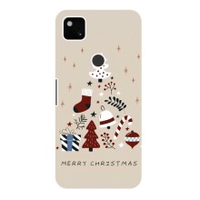 Різдвяні Чохли для Google Pixel 4a (VPrint) (Merry Christmas)