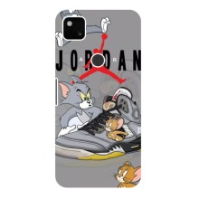 Силіконовый Чохол Nike Air Jordan на Гугл Піксель 4а – Air Jordan