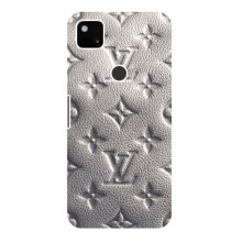 Текстурный Чехол Louis Vuitton для Гугл Пиксель 4а – Бежевый ЛВ
