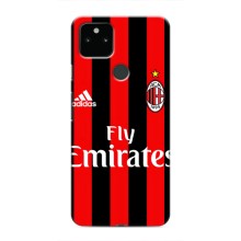 Чехлы для Google Pixel 5 (VPrint) - Футбольные клубы (Milan)