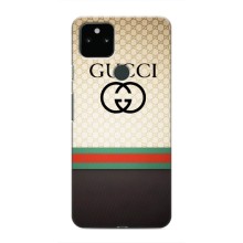Чехлы ГУЧЧИ для Гугл Пиксель 5 (AlphaPrint) (GUCCI стиль)