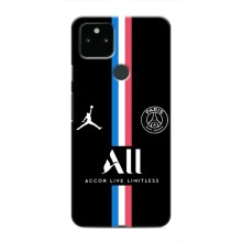 Чехлы PSG для Google Pixel 5 (AlphaPrint) (футболка ПСЖ)