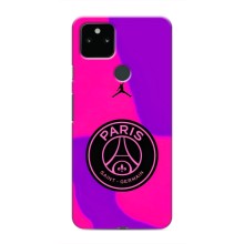 Чехлы PSG для Google Pixel 5 (AlphaPrint) (яркий ПСЖ)
