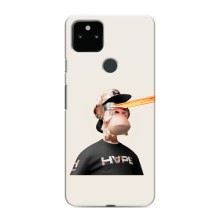 Чехлы с Обезьянами NFT для Google Pixel 5 (AlphaPrint) (обезьяна NFT в очках)