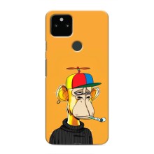 Чехлы с Обезьянами NFT для Google Pixel 5 (AlphaPrint) (Скучающая Обезьяна NFT)
