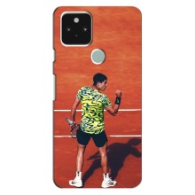 Чехлы с принтом Спортивная тематика для Google Pixel 5 – Алькарас Теннисист