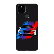 Чехол BMW для Гугл Пиксель 5 – Цветная БМВ