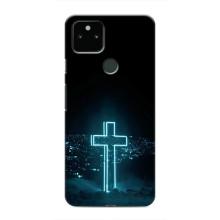 Християнські Чохли для Google Pixel 5 (AlphaPrint) (Хрест і місто)