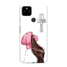 Чехол с печатью для Google Pixel 5 - (Мода) (AlphaPrint) (Коронавирус)