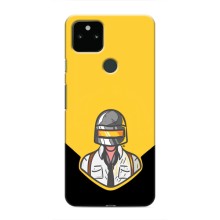 Чехол PUBG для Гугл Пиксель 5 (AlphaPrint) (Пабг в шлеме)