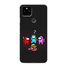 Чехол Амонг Ас для Google Pixel 5 (AlphaPrint) (Импостер)