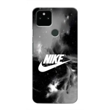 Чехол для Google Pixel 5 - с принтом Найк (AlphaPrint) (Лого Найк)