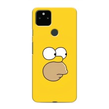 Чехол с Симпсонами для Google Pixel 5 (VPrint) (Гомер)