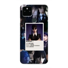 Чехлы Венсдей на Google Pixel 5 Уэнсдей (AlphaPrint) (коллаж Уэнздей)