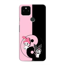 Чехол с кроликом Куроми на Google Pixel 5 (Куроми Инь Янь)