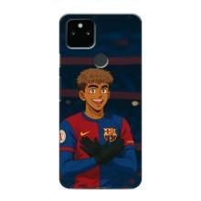 Чохол з футболістом Ламін Ямаль Google Pixel 5 (Футболіст Ямал)