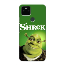 Чехол с мультфильмом Шрек на Google Pixel 5 – Шрек