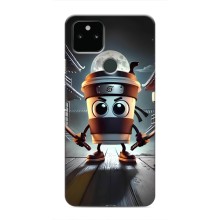 Чехол с мемом Тралалело тралала на Google Pixel 5 (Капучино асасино)