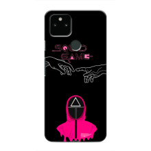 Чехол Гра в кальмара для Google Pixel 5 – Охранник