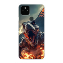 Чехол с картинкой «Хищники» для Google Pixel 5 – Динозавр
