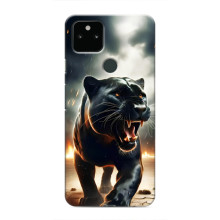 Чехол с картинкой «Хищники» для Google Pixel 5 – Пантера