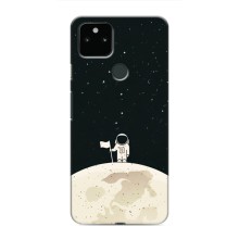 Космические Чехлы для Гугл Пиксель 5 (VPrint) (На луне)