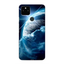 Космические Чехлы для Гугл Пиксель 5 (VPrint) (Земля с космоса)