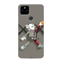 Чехлы для Google Pixel 5a 5G - Bearbrick Louis Vuitton (PREMIUMPrint) (Беарбрик Джордан)