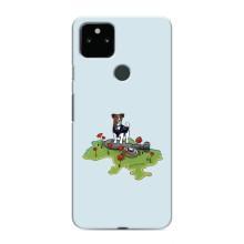 Чехлы с картинкой собаки Патрон для Google Pixel 5a 5G (AlphaPrint) (Сапер Пес)