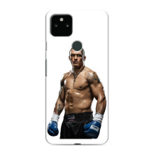 Чехол с картинкой Александр Усик для Google Pixel 5a 5G – Усик на белом