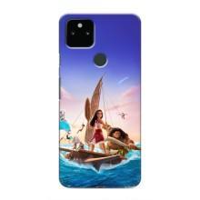 Чехол с мультфильмом Моана Google Pixel 5a 5G – Моана и Мауи