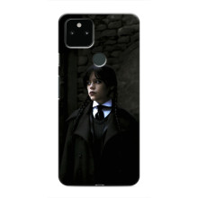 Чехол с дизайном Венздей 2 на Google Pixel 5a 5G – Уэнсдей в костюме