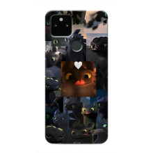 Чехол как приручить дракона на Google Pixel 5a 5G – Дракон коллаж