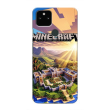Чохол з картинками Майнкрафт для Google Pixel 5a 5G – Minecraft