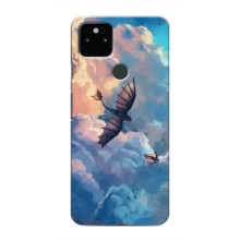 Чохол з принтом дракон Беззубик Google Pixel 5a 5G
