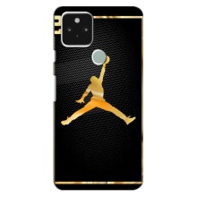 Силиконовый Чехол Nike Air Jordan на Гугл Пиксель 5а 5джи (Джордан 23)