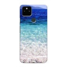 Силиконовый чехол с КАРТИНКАМИ лето для Google Pixel 5a 5G (AlphaPrint) (Море)