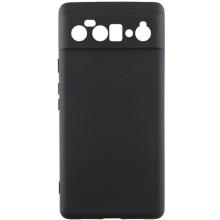 Чохол TPU GETMAN Liquid Silk Full Camera для Google Pixel 6 Pro – Чорний