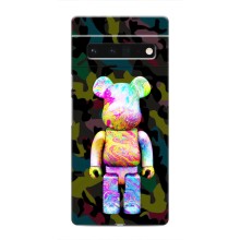 Чехлы для Google Pixel 6 Pro - Bearbrick Louis Vuitton (PREMIUMPrint) (Яркий Bearbrick)