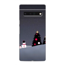 Чохли на Новий Рік Google Pixel 6 Pro (Сніговички)