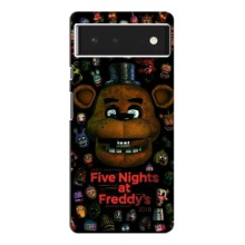 Чехлы Пять ночей с Фредди для Гугул Пиксель 6 Про – Freddy