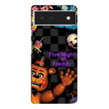 Чехлы Пять ночей с Фредди для Гугул Пиксель 6 Про – Freddy's