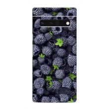 Чехлы с Фруктами для Google Pixel 6 Pro (VPrint) (Ежевика)