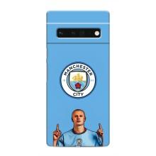 Чехлы с футболистом Ерлинг Холанд для Google Pixel 6 Pro (AlphaPrint) (Холанд Манчестер Сити)