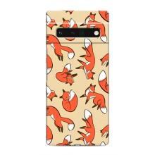 Чехлы с картинкой Лисички для Google Pixel 6 Pro (VPrint) (Лисички)